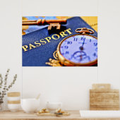 Poster paspoort (Keuken)