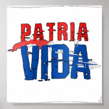 Poster Patria y vida