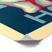 Poster Patriotic Bunny (Hoek)