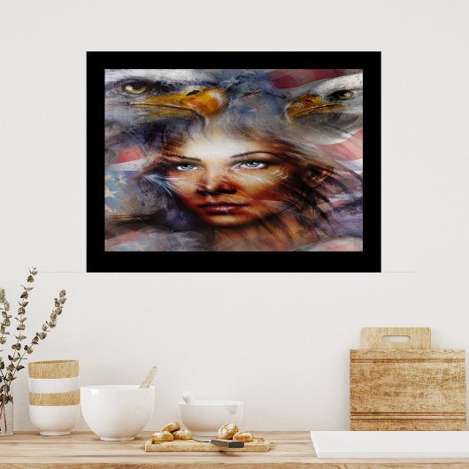 Poster patriottische sterkte (Keuken)