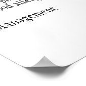 Poster PATRONS FOOD ALLERGY (Hoek)