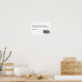 Poster PATRONS FOOD ALLERGY (Keuken)