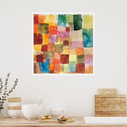 POSTER : PAUL KLEE : 1914 (Keuken)