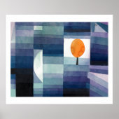 POSTER : PAUL KLEE : DE HARBINGER VAN AUTUMN (Voorkant)