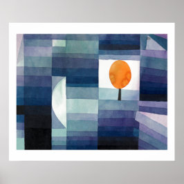POSTER : PAUL KLEE : DE HARBINGER VAN AUTUMN