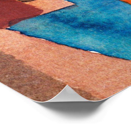 POSTER : PAUL KLEE : ONTHOUDEN, 1914 (Hoek)