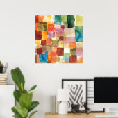 POSTER : PAUL KLEE : ONTHOUDEN, 1914 (Thuiskantoor)