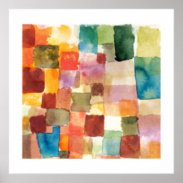 POSTER : PAUL KLEE : ONTHOUDEN, 1914