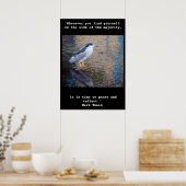 Poster, pauze en reflecteer Hawaiian Water Bird Poster (Keuken)