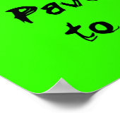 Poster Pavement Dirt Bike Motocross (Hoek)