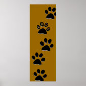Poster Paw Print (Voorkant)