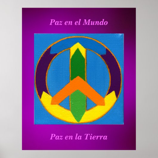 Póster - Paz en el Mundo Poster (Voorkant)