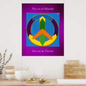 Póster - Paz en el Mundo Poster (Keuken)