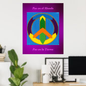 Póster - Paz en el Mundo Poster (Thuiskantoor)