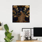 Poster Peacock (Thuiskantoor)