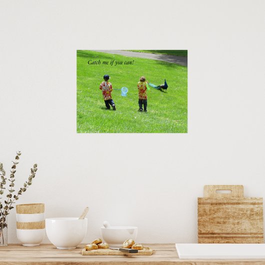 Poster - Peacock Hunters (Keuken)