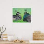 Poster PEACOCK-LOVE (Keuken)