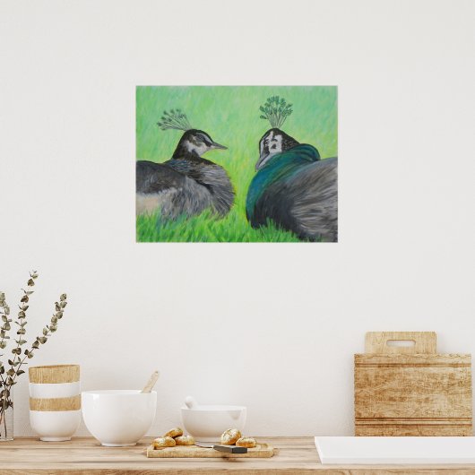Poster PEACOCK-LOVE (Keuken)