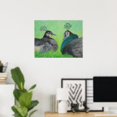 Poster PEACOCK-LOVE (Thuiskantoor)