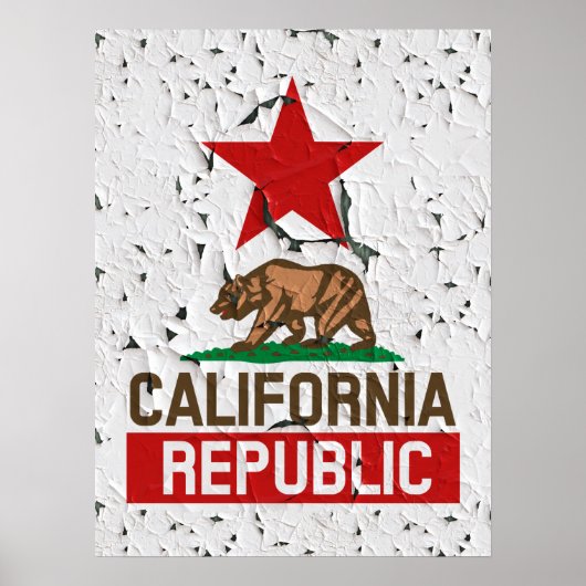 Poster pellingverf uit Californië (Voorkant)