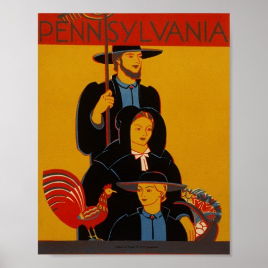  Poster Pennsylvania (Voorkant)