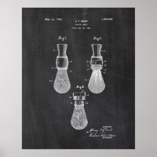 Poster Penseelpatroon sorteren