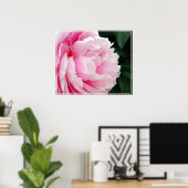 Poster-Peony Flower Poster (Thuiskantoor)