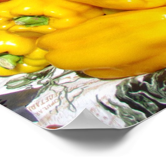 Poster - Peppers voor verkoop (Hoek)
