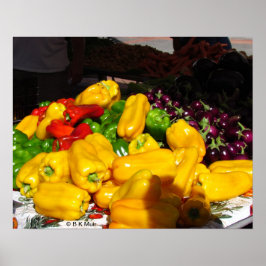 Poster - Peppers voor verkoop