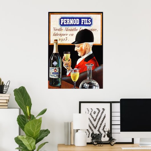 Poster Pernod Fils (Thuiskantoor)
