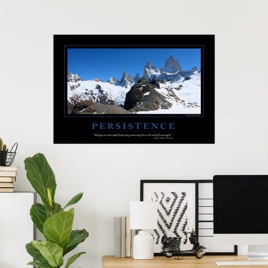 Poster persistentie (Thuiskantoor)