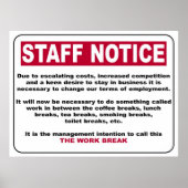 Poster personeelsbericht (Voorkant)