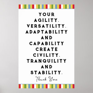 Poster personeelswaardering