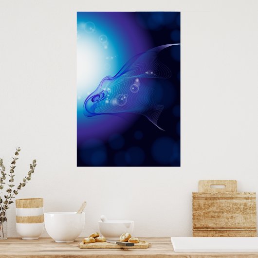 Poster: PhantaSea: Vectorkunst Poster (Keuken)