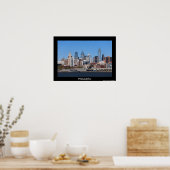 Poster Philadelphia Skyline (Keuken)