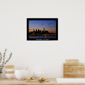 Poster Philadelphia Twilight (Keuken)