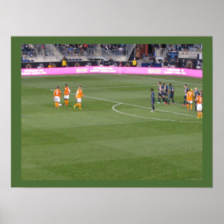 Poster Philadelphia Union Soccer Game