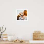 Poster Photo Template Love Text White (Keuken)