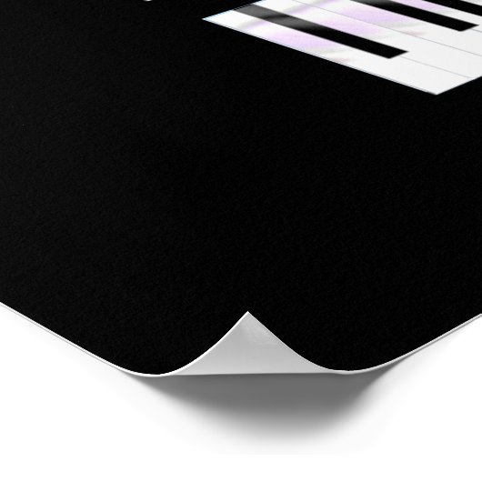Poster Piano Keys (Hoek)