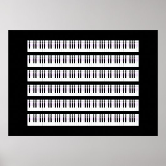 Poster Piano Keys (Voorkant)