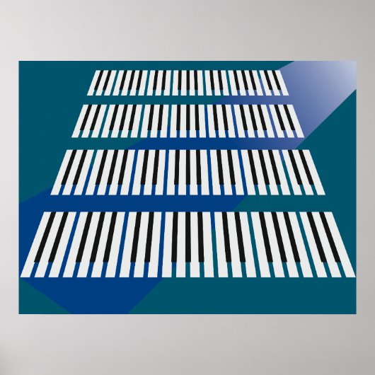Poster Piano Keys (Voorkant)