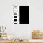 Poster Piano Keys (Keuken)