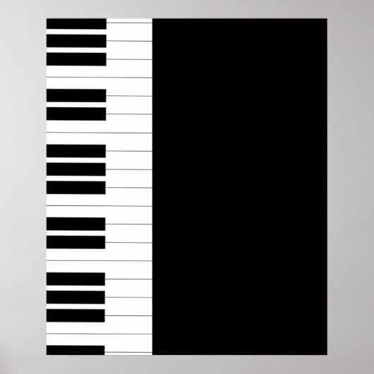 Poster Piano Keys (Voorkant)
