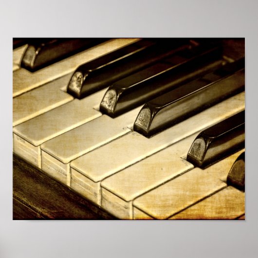 Poster  Piano Keys (Voorkant)