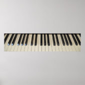 Poster Piano-toetsenbord (Voorkant)