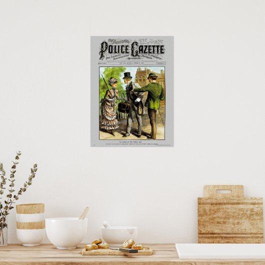 Poster Pickzakzakzakje (Keuken)