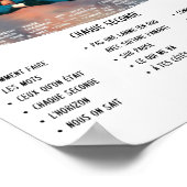 Poster Pierre Garnier - Album "Elke Seconde" (Hoek)