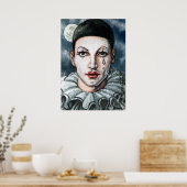 Poster Pierrot (Keuken)