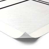 POSTER : PIET MONDRIAN : GRAY - RED 1935 (Hoek)