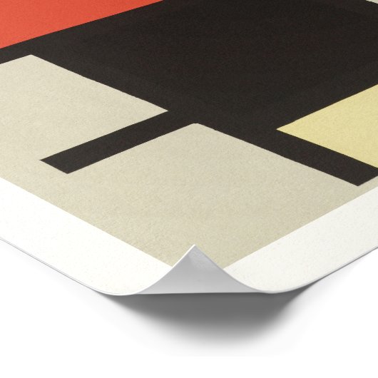 POSTER : PIET MONDRIAN : SAMENSTELLING 1921 (Hoek)